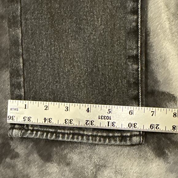 PacSun Womens Mom Jeans Size 25 Dark Wash Black Casual Denim - Picture 5 of 16
